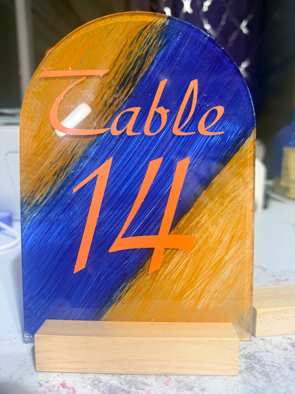 Custom Acrylic Table Numbers