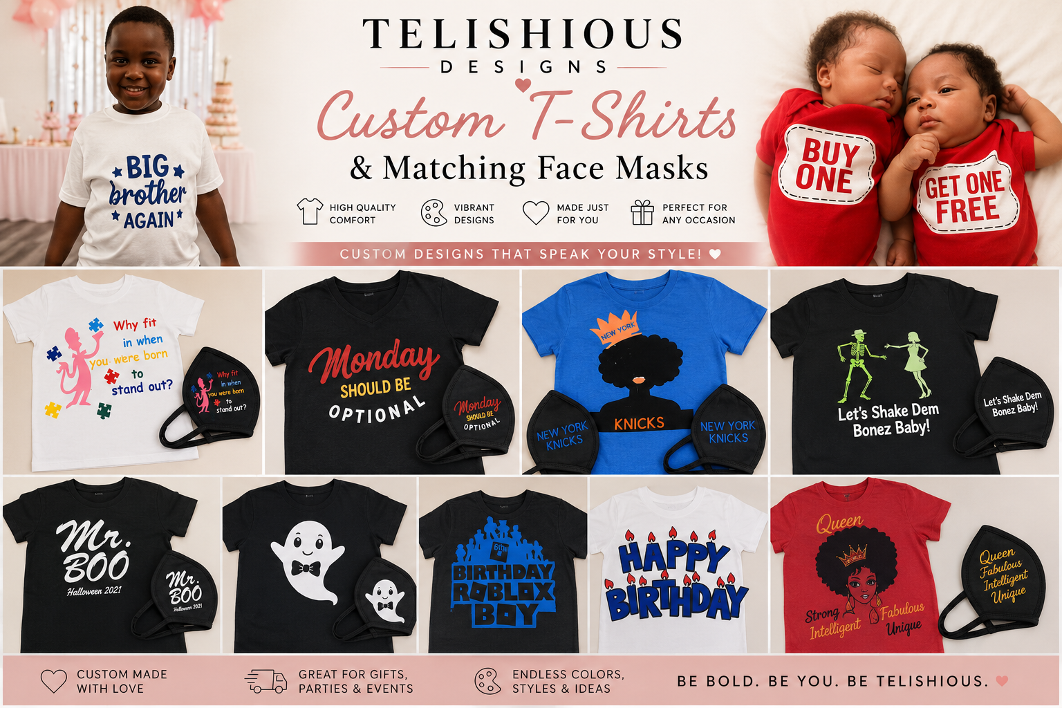 👕 Custom T-Shirts