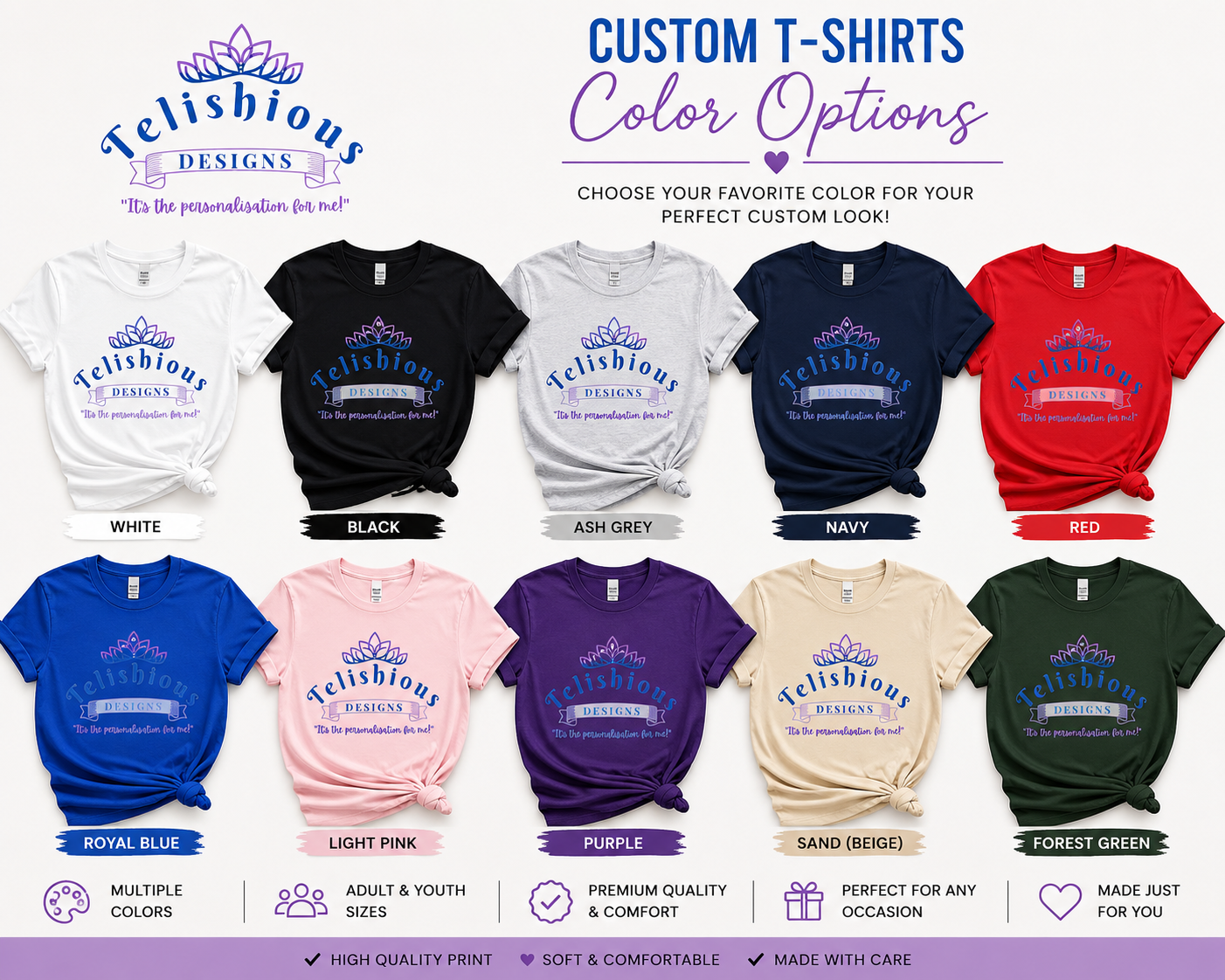👕 Custom T-Shirts
