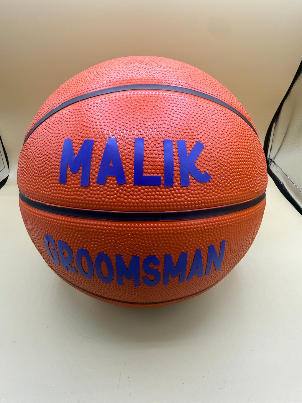Personalized Groomsmen Proposal Basketball